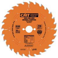 CMT Industrial Crosscut Saw Blade 160mm dia x 2.2 kerf x 20 bore Z28 10�ATB
